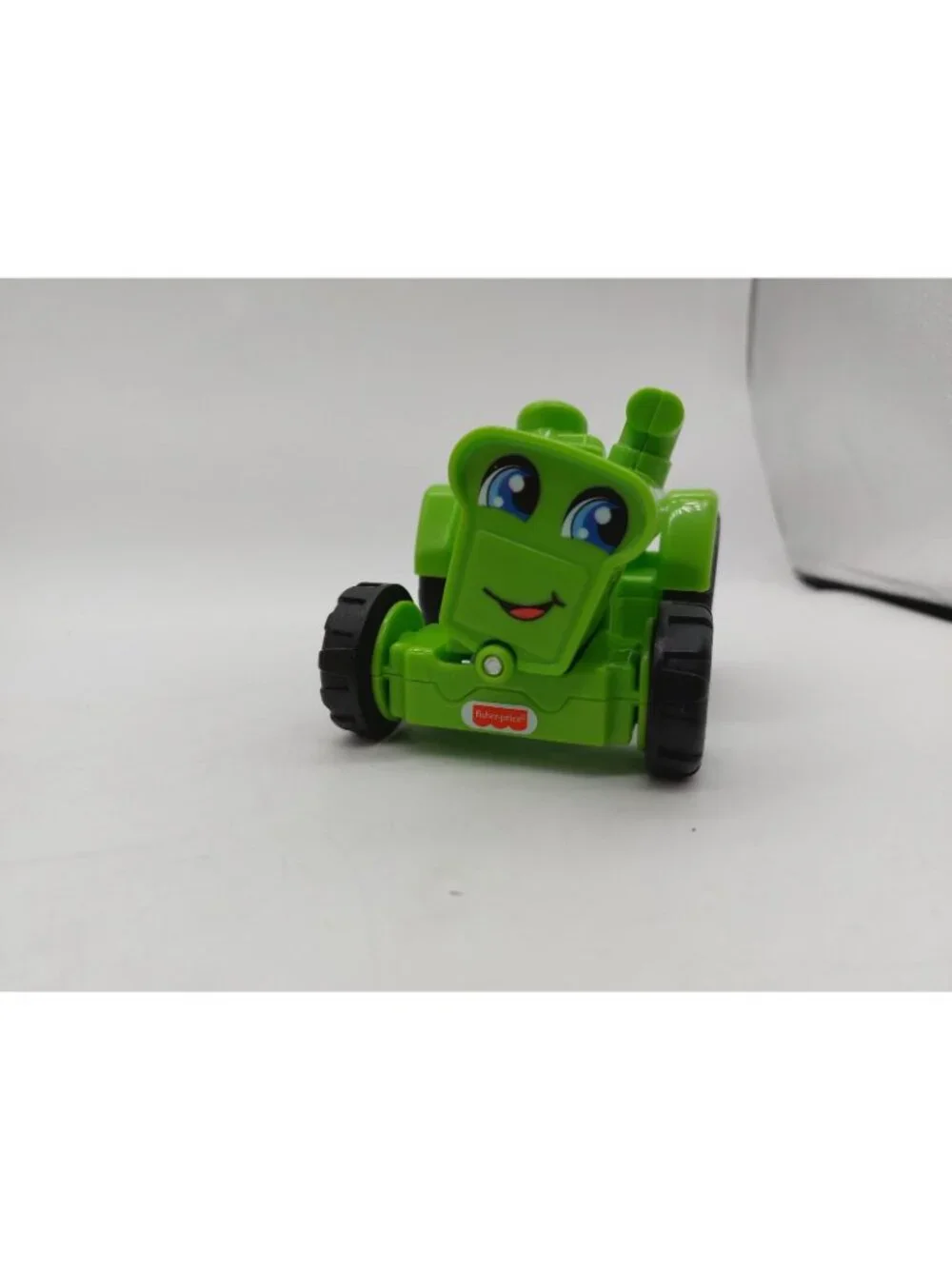 FP Little People Helpful Harvester Green Wobbling Farm Tractor & Farmer Figure